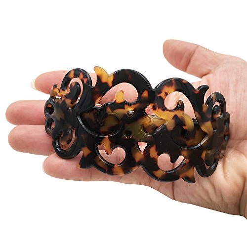Set de Sujeción Pasador Grande Fuerte Pinza para Pelo Grueso Diseño de Carey para Mujeres y Chicas Set de Sujeción Pasador Grande Fuerte Pinza para Pelo Grueso Diseño de Carey para Mujeres y Chicas