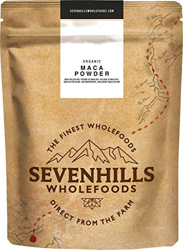 Sevenhills Wholefoods Maca Cruda En Polvo Orgánico 500g