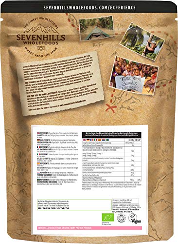 Sevenhills Wholefoods Proteína De Cáñamo Cruda En Polvo Orgánico 1kg Sevenhills Wholefoods Proteína De Cáñamo Cruda En Polvo Orgánico 1kg