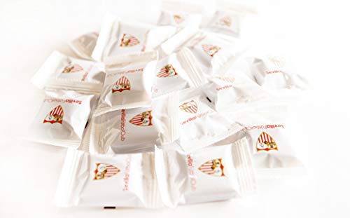 Sevilla Fútbol Club- Caja de bombones de chocolate con leche lata. Peso 100 gr. 16 motivos para saborear a tu equipo. Eres único sevillista¡¡ Sevilla Fútbol Club- Caja de bombones de chocolate con leche lata. Peso 100 gr. 16 motivos para saborear a tu equipo. Eres único sevillista¡¡