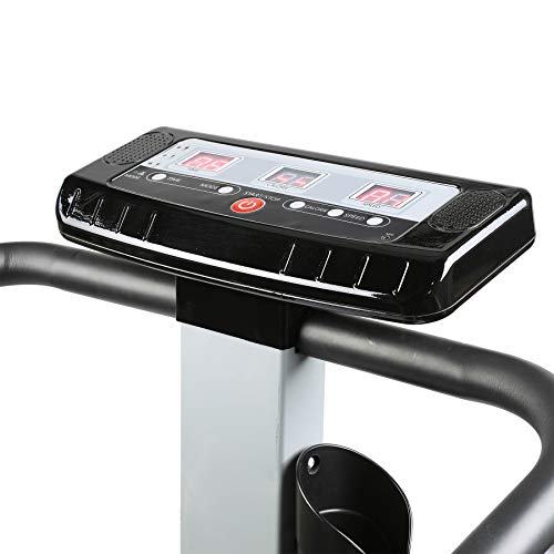 Sfeomi Plataforma Vibratoria con Capacidad de 120kg Plataforma Vibratoria de Fitness con Bandas 2000W Fitness Plate Vibration 99 Niveles de Velocidad para Ejercicios Musculares (2000W)