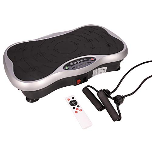 Sfeomi Plataforma Vibratoria con Capacidad de 120kg Plataforma Vibratoria de Fitness con Bandas Fitness Plate Vibration 99 Niveles de Velocidad de Vibración para Ejercicios Musculares (200W)