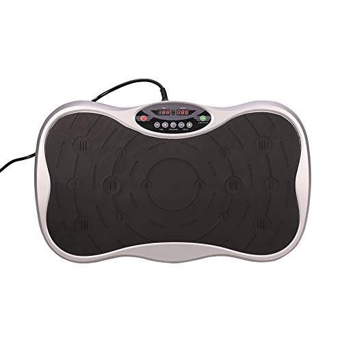 Sfeomi Plataforma Vibratoria con Capacidad de 120kg Plataforma Vibratoria de Fitness con Bandas Fitness Plate Vibration 99 Niveles de Velocidad de Vibración para Ejercicios Musculares (200W)