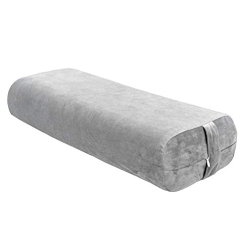 SFGSA Bolster Yoga Rectangular Pilates Almohadas Cervicales Reposacabezas Orgánico Naturalmente Ecológico Funda Extraíble Lavable,Gris SFGSA Bolster Yoga Rectangular Pilates Almohadas Cervicales Reposacabezas Orgánico Naturalmente Ecológico Funda Extraíble Lavable,Gris