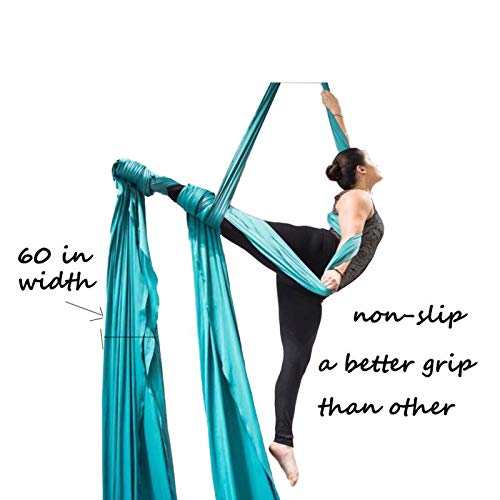 SFGSA Columpio de Yoga Aéreo Hamaca Antigravedad Vuelo Tela Acrobática Set Yoga Pilates Incluyen Acero Mosquetones Extensión Correas,18 SFGSA Columpio de Yoga Aéreo Hamaca Antigravedad Vuelo Tela Acrobática Set Yoga Pilates Incluyen Acero Mosquetones Extensión Correas,18