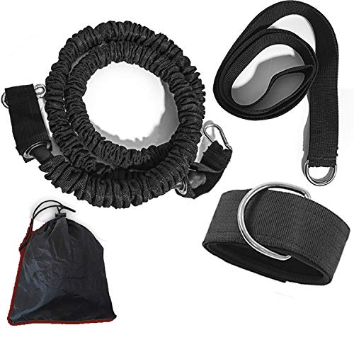 SFJRY® Cable De Velocidad De Aceleración del Entrenador De Resistencia Dinámica para Entrenamiento De Resistencia para Mejorar La Fuerza, La Potencia Y La Agilidad Cuerda Elástica