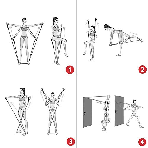 SFJRY® Cable De Velocidad De Aceleración del Entrenador De Resistencia Dinámica para Entrenamiento De Resistencia para Mejorar La Fuerza, La Potencia Y La Agilidad Cuerda Elástica