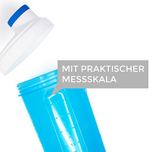 Shaker 700 ml, Preparador de batidos de proteínas y BCAA, libres de BPA y a prueba de vertidos, de la marca de deporte profesional FSA Nutrition - Turquesa Shaker 700 ml, Preparador de batidos de proteínas y BCAA, libres de BPA y a prueba de vertidos, de la marca de deporte profesional FSA Nutrition - Turquesa