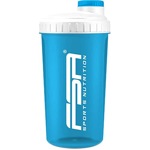 Shaker 700 ml, Preparador de batidos de proteínas y BCAA, libres de BPA y a prueba de vertidos, de la marca de deporte profesional FSA Nutrition - Turquesa Shaker 700 ml, Preparador de batidos de proteínas y BCAA, libres de BPA y a prueba de vertidos, de la marca de deporte profesional FSA Nutrition - Turquesa