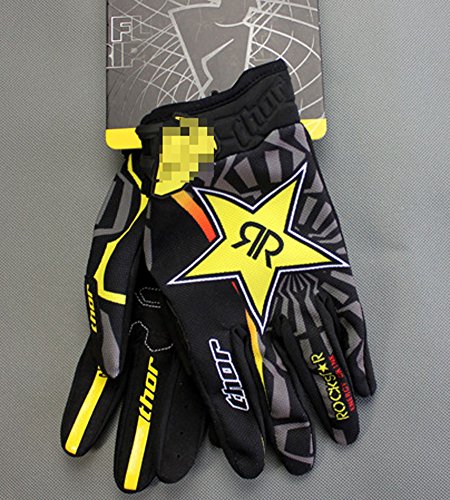 ShallGood Guantes de Motos, Guantes de Pantalla Táctil Full Touch para Carreras de Motos, MTB, Escalada, Senderismo y Otros Deportes al Aire Libre - M/L/XL Negro EU M