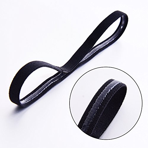 Shappy 8 Piezas Diademas Deportiva Bandas de Cabeza Elásticas Delgadas Diadema Antideslizante para Correr Fútbol Entrenamiento Yoga y Más (Negro) Shappy 8 Piezas Diademas Deportiva Bandas de Cabeza Elásticas Delgadas Diadema Antideslizante para Correr Fútbol Entrenamiento Yoga y Más (Negro)