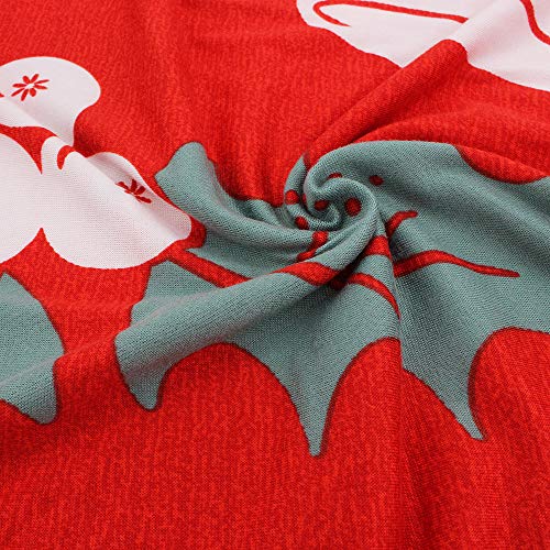 ShawFly Fundas elásticas para sillas de comedor de Navidad, modernas y elásticas, para sillas, desmontables, lavables, para hoteles, restaurantes, bodas, comedores, banquetes (rojo2, 4) ShawFly Fundas elásticas para sillas de comedor de Navidad, modernas y elásticas, para sillas, desmontables, lavables, para hoteles, restaurantes, bodas, comedores, banquetes (rojo2, 4)