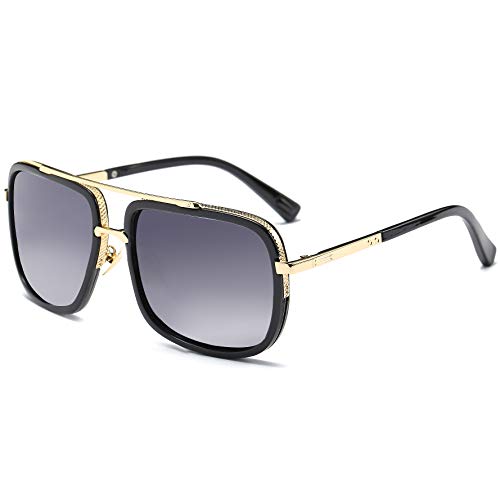 SHEEN KELLY Retro Vintage Baratas para Mujer y Hombre Marco de metal Grandi gafas de sol Metal Pilotos Espejo SHEEN KELLY Retro Vintage Baratas para Mujer y Hombre Marco de metal Grandi gafas de sol Metal Pilotos Espejo