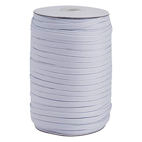 SHEGRACE Banda De Goma, Cuerda Elástica Plana, Banda De Goma Elástica, para Coser Accesorios Textiles, 3 mm / 5 mm / 6 mm SHEGRACE Banda De Goma, Cuerda Elástica Plana, Banda De Goma Elástica, para Coser Accesorios Textiles, 3 mm / 5 mm / 6 mm