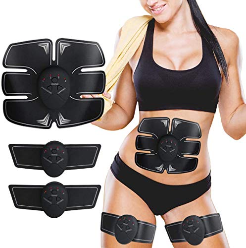 SHENGMI Electroestimulador Muscular Abdominales, EMS Estimulador Muscular Abdominales Cinturón, ABS Estimulador Muscular para Bdomen/Brazo/Piernas/Glúteos SHENGMI Electroestimulador Muscular Abdominales, EMS Estimulador Muscular Abdominales Cinturón, ABS Estimulador Muscular para Bdomen/Brazo/Piernas/Glúteos