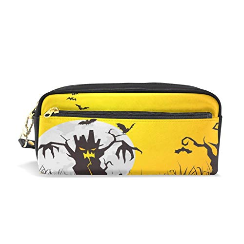 shenguang Estuche para lápices, estuche para lápices de gran capacidad, soporte para bolsa, papelería, organizador de escritorio, suministros de oficina, noche de Halloween, gato negro, murc shenguang Estuche para lápices, estuche para lápices de gran capacidad, soporte para bolsa, papelería, organizador de escritorio, suministros de oficina, noche de Halloween, gato negro, murc
