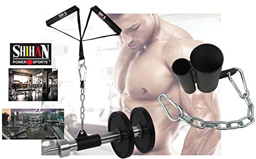 SHIHAN POWER-SPORTS EYELET 2 en 1 4.5 pulgadas manga portátil Landmine Bar accesorio 2 & 1 pulgadas Combo ojal con cadena, barra de plataforma en T con cadena para ejercicio doblado sobre fila SHIHAN POWER-SPORTS EYELET 2 en 1 4.5 pulgadas manga portátil Landmine Bar accesorio 2 & 1 pulgadas Combo ojal con cadena, barra de plataforma en T con cadena para ejercicio doblado sobre fila