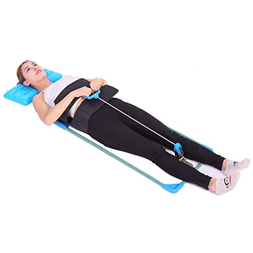 SHKY Dispositivo de tracción con Marco de tracción Lumbar, Cama de tracción Lumbar Cervical, máquina de extensión Lumbar, para molestias cervicales lumbares Hernia de Disco Lumbar