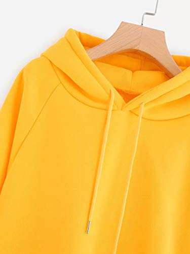 SHOBDW LiquidacióN Venta Moda para Mujer Sudadera con Capucha Pullover Blusa con Bolsillo SóLido Flojo OtoñO Invierno Manga Larga para Mujer Tops(Amarillo,2XL) SHOBDW LiquidacióN Venta Moda para Mujer Sudadera con Capucha Pullover Blusa con Bolsillo SóLido Flojo OtoñO Invierno Manga Larga para Mujer Tops(Amarillo,2XL)