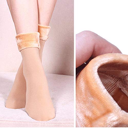 SHOBDW Mujer Lana Sólida Cachemira Pura Espesar Cálido Forrado Térmico Calzado suave y suave Calcetines de algodón Coral Fleece Piso mullido Calcetines Calcetines de invierno A SHOBDW Mujer Lana Sólida Cachemira Pura Espesar Cálido Forrado Térmico Calzado suave y suave Calcetines de algodón Coral Fleece Piso mullido Calcetines Calcetines de invierno A
