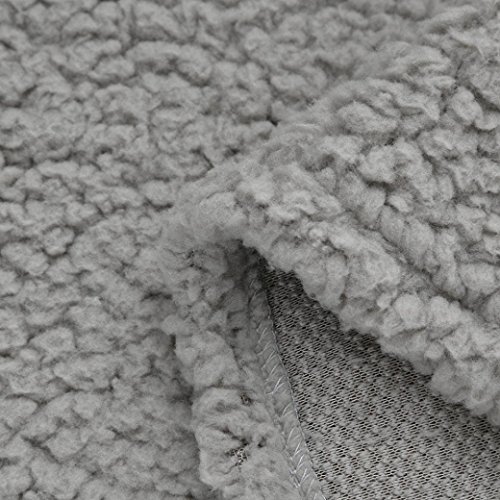 SHOBDW Mujeres Invierno cálido Chaleco Piel sintética Zip hasta Sherpa Chaqueta Sudadera con Capucha Ropa Casual Abrigo (Gris, M) SHOBDW Mujeres Invierno cálido Chaleco Piel sintética Zip hasta Sherpa Chaqueta Sudadera con Capucha Ropa Casual Abrigo (Gris, M)