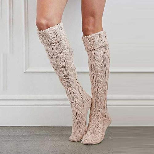 SHOBDW Mujeres Niñas Tejer Grueso Caliente Muslo Alto Sobre La Rodilla Calcetines Calcetines de Algodón Térmico Señoras Medias Largas Regalo de Día de San Valentín SHOBDW Mujeres Niñas Tejer Grueso Caliente Muslo Alto Sobre La Rodilla Calcetines Calcetines de Algodón Térmico Señoras Medias Largas Regalo de Día de San Valentín