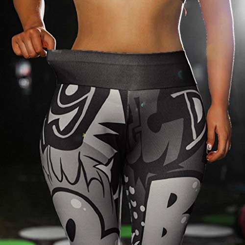 SHOBDW Pantalones Mujer Moda Cintura Alta Estiramiento Estampado Capri Yoga Shanto Estampado Legging Mallas para Correr Estiramiento Deportes Entrenamiento Gimnasio Pantalones Deportivos SHOBDW Pantalones Mujer Moda Cintura Alta Estiramiento Estampado Capri Yoga Shanto Estampado Legging Mallas para Correr Estiramiento Deportes Entrenamiento Gimnasio Pantalones Deportivos
