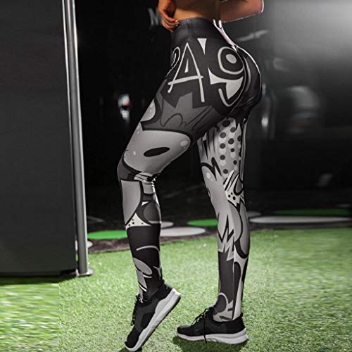 SHOBDW Pantalones Mujer Moda Cintura Alta Estiramiento Estampado Capri Yoga Shanto Estampado Legging Mallas para Correr Estiramiento Deportes Entrenamiento Gimnasio Pantalones Deportivos SHOBDW Pantalones Mujer Moda Cintura Alta Estiramiento Estampado Capri Yoga Shanto Estampado Legging Mallas para Correr Estiramiento Deportes Entrenamiento Gimnasio Pantalones Deportivos