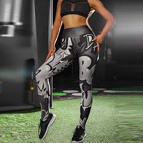 SHOBDW Pantalones Mujer Moda Cintura Alta Estiramiento Estampado Capri Yoga Shanto Estampado Legging Mallas para Correr Estiramiento Deportes Entrenamiento Gimnasio Pantalones Deportivos SHOBDW Pantalones Mujer Moda Cintura Alta Estiramiento Estampado Capri Yoga Shanto Estampado Legging Mallas para Correr Estiramiento Deportes Entrenamiento Gimnasio Pantalones Deportivos