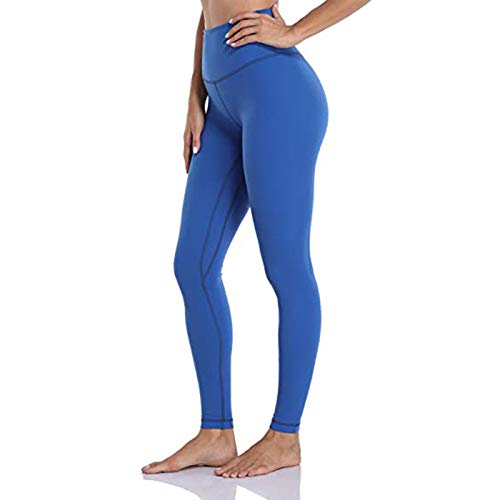 SHOBDW Pantalones Mujer Sólido Push Up Leggings Medias Cintura Alta Estiramiento Entrenamiento Fitness Deportes Gimnasio Pantalones Deportivos De Yoga con Bolsillo Oculto