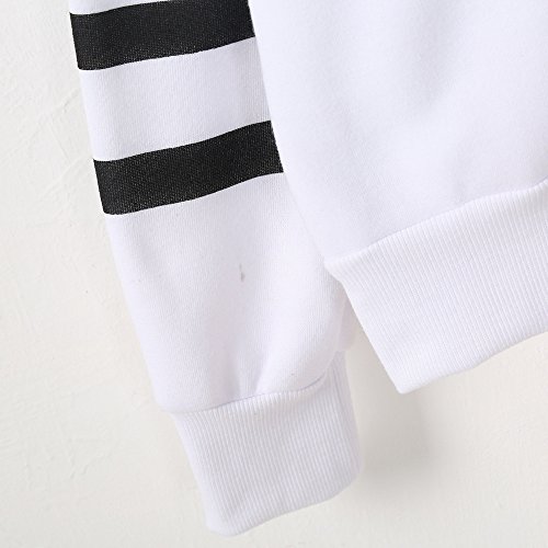 SHOBDW Sudadera Moda Mujer Suave Elegante Sexy Print Lindo o-Cuello Puro Otoño Invierno Sudadera con Capucha de Manga Larga(Blanco,L) SHOBDW Sudadera Moda Mujer Suave Elegante Sexy Print Lindo o-Cuello Puro Otoño Invierno Sudadera con Capucha de Manga Larga(Blanco,L)