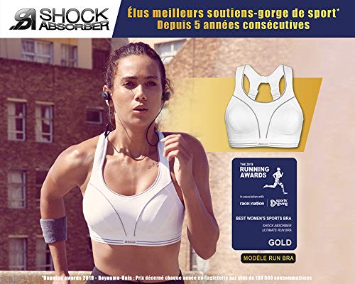 Shock Absorber Ultimate Run Bra Sujetador Deportivo, Azul (Bleu D'été 0a7), 80B para Mujer