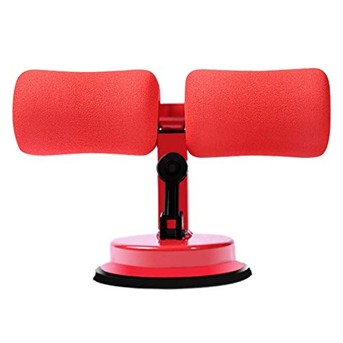 shuxuanltd Abdominales Aparatos Maquina Abdominales Ejercicio Abdominal de Siéntate de Cruncher Abs para Hombres Core Entrenador máquina El estómago ejercitador Red,f