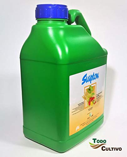 Siapton Abono foliar 5 litros. Bioestimulante Rico en aminoácidos Libres Que Reduce el Consumo de energia de la Planta.