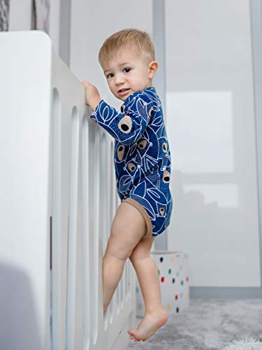 Sibinulo Niño Niña Body Bebé Manga Larga Pack de 5 Erizos Elefantes Negros Koala Beige Osos Azul Marino Estrellas 62(0-3 Meses) Sibinulo Niño Niña Body Bebé Manga Larga Pack de 5 Erizos Elefantes Negros Koala Beige Osos Azul Marino Estrellas 62(0-3 Meses)
