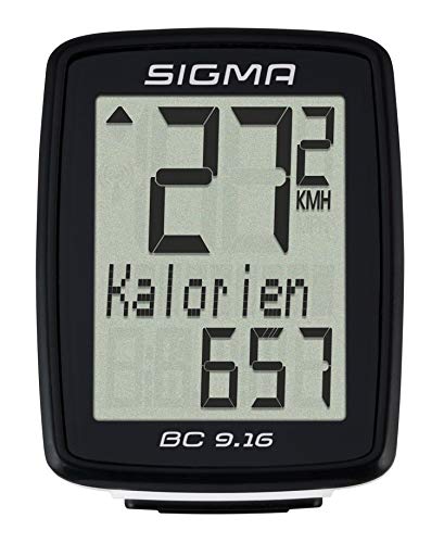Sigma 09160 Cuenta Kilómetros, Deportes y Aire Libre, Negro, Talla Única Sigma 09160 Cuenta Kilómetros, Deportes y Aire Libre, Negro, Talla Única
