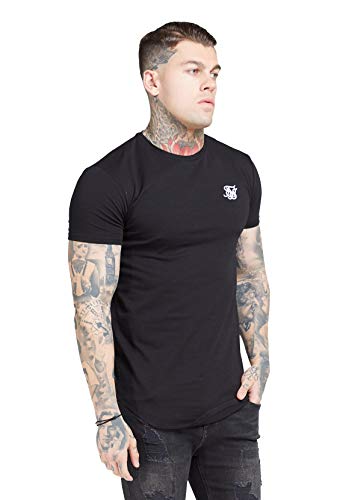 Sik Silk SS-15816 Short Sleeve Core Gym T-Shirt - Black Medium Black