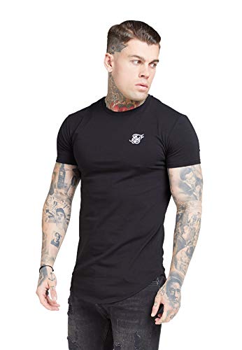 Sik Silk SS-15816 Short Sleeve Core Gym T-Shirt - Black Medium Black