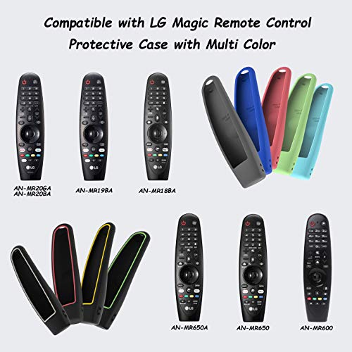SIKAI CASE Funda de Silicona Compatible con Mando a Distancia LG AN-MR20GA AN-MR19BA AN-MR18BA AN-MR600 AN-MR650 AN-MR650A Magic Remote, Goma Respetuosa con el Medio Ambiente - Antideslizante Negro SIKAI CASE Funda de Silicona Compatible con Mando a Distancia LG AN-MR20GA AN-MR19BA AN-MR18BA AN-MR600 AN-MR650 AN-MR650A Magic Remote, Goma Respetuosa con el Medio Ambiente - Antideslizante Negro