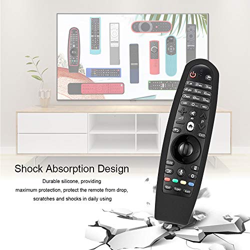 SIKAI CASE Funda de Silicona Compatible con Mando a Distancia LG AN-MR20GA AN-MR19BA AN-MR18BA AN-MR600 AN-MR650 AN-MR650A Magic Remote, Goma Respetuosa con el Medio Ambiente - Antideslizante Negro SIKAI CASE Funda de Silicona Compatible con Mando a Distancia LG AN-MR20GA AN-MR19BA AN-MR18BA AN-MR600 AN-MR650 AN-MR650A Magic Remote, Goma Respetuosa con el Medio Ambiente - Antideslizante Negro