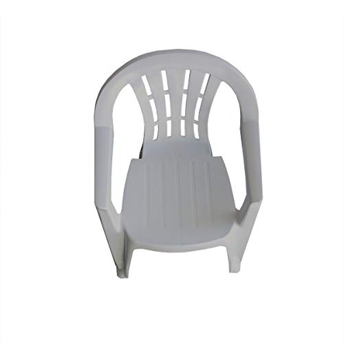 Silla con brazos de plástico. Silla de pvc con brazos. Silla de plástico. Sillas apilables con brazos para jardín, terraza, eventos, cafeterías, bares. Sillas con reposabrazos económicas.