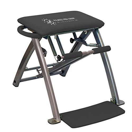 Silla de ejercicio profesional Pilates | Ejercicios de fitness en casa o en el estudio | Modelo "La vida es una playa" + 4 DVD instructivos | Como se ve en la television