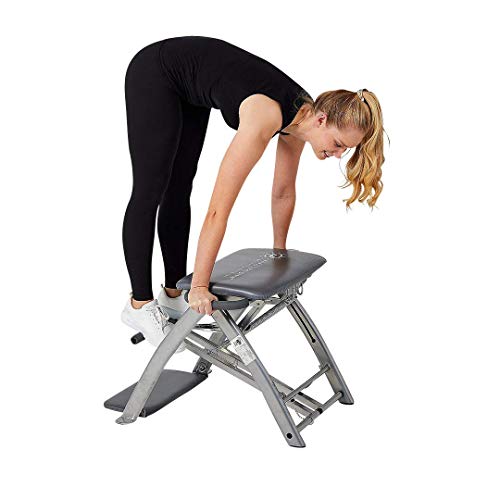 Silla de ejercicio profesional Pilates | Ejercicios de fitness en casa o en el estudio | Modelo "La vida es una playa" + 4 DVD instructivos | Como se ve en la television