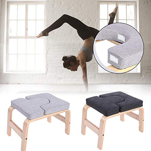 Silla De Inversión De Yoga - Almohadillas De Madera Y PU - Banco De Yoga para La Cabeza - Banco para Sirsasana & Taburete De Inversión para Familia, Gimnasio - Alivie La Fatiga Y Desarrolle El Cuerpo Silla De Inversión De Yoga - Almohadillas De Madera Y PU - Banco De Yoga para La Cabeza - Banco para Sirsasana & Taburete De Inversión para Familia, Gimnasio - Alivie La Fatiga Y Desarrolle El Cuerpo