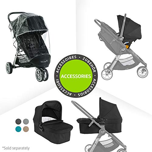 Silla de paseo City Mini® 2 de 3 ruedas Slate de Baby Jogger, desde nacimiento a 22kg. Color gris