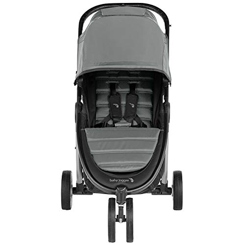 Silla de paseo City Mini® 2 de 3 ruedas Slate de Baby Jogger, desde nacimiento a 22kg. Color gris Silla de paseo City Mini® 2 de 3 ruedas Slate de Baby Jogger, desde nacimiento a 22kg. Color gris