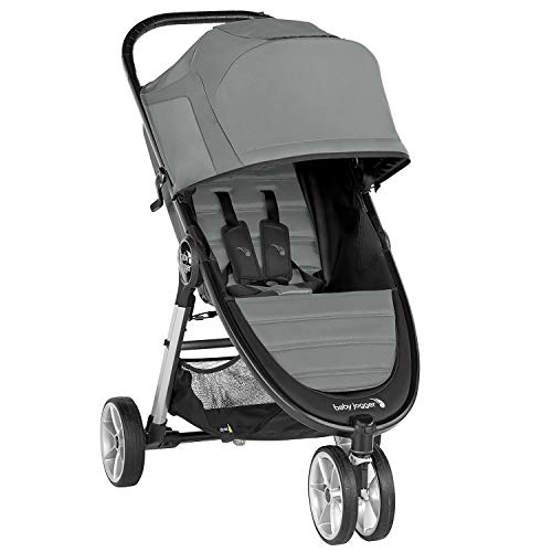 Silla de paseo City Mini® 2 de 3 ruedas Slate de Baby Jogger, desde nacimiento a 22kg. Color gris Silla de paseo City Mini® 2 de 3 ruedas Slate de Baby Jogger, desde nacimiento a 22kg. Color gris