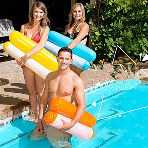 Silla Inflable de flotación de la Silla de la balsa de la balsa del reclinable de la Hamaca de la Cama de la Hamaca del Flotador del Agua para el Partido de la Piscina de la Playa (Naranja) Silla Inflable de flotación de la Silla de la balsa de la balsa del reclinable de la Hamaca de la Cama de la Hamaca del Flotador del Agua para el Partido de la Piscina de la Playa (Naranja)