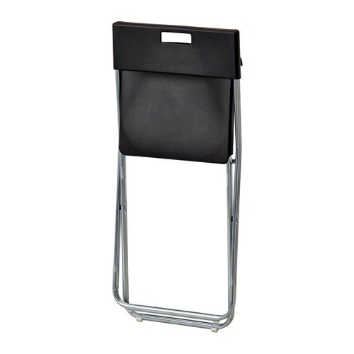 Silla Plegable Grunde de Ikea, Negro Silla Plegable Grunde de Ikea, Negro