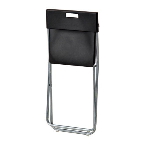 Silla Plegable Grunde de Ikea, Negro